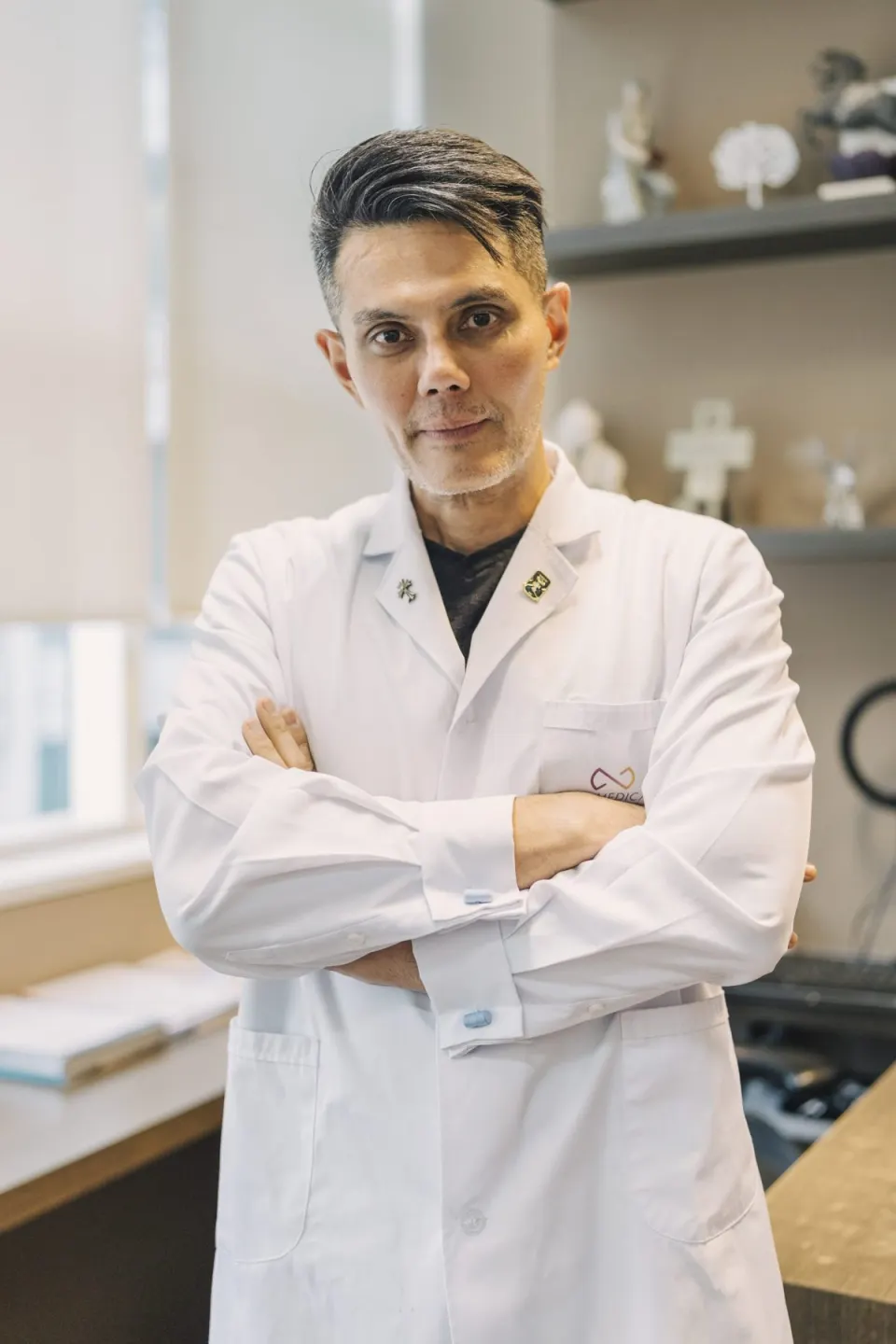 Dr Zubin Firdos Medora in the clinic